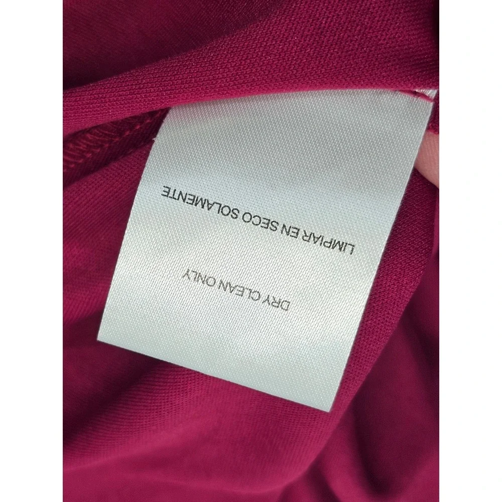 City Studio Dress Womens 9/10 Burgundy Metallic Pleated Fit Flare Party Mini New